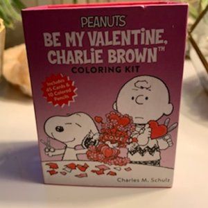 Be my Valentine Charlie Brown Coloring Kit